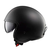 Casco Ls2 Of599 Solid Negro Visor Smoke